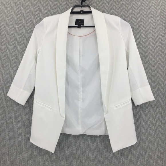 Worthington Jackets & Blazers - Worthington White Lined Jacket Blazer Sz S NWT
